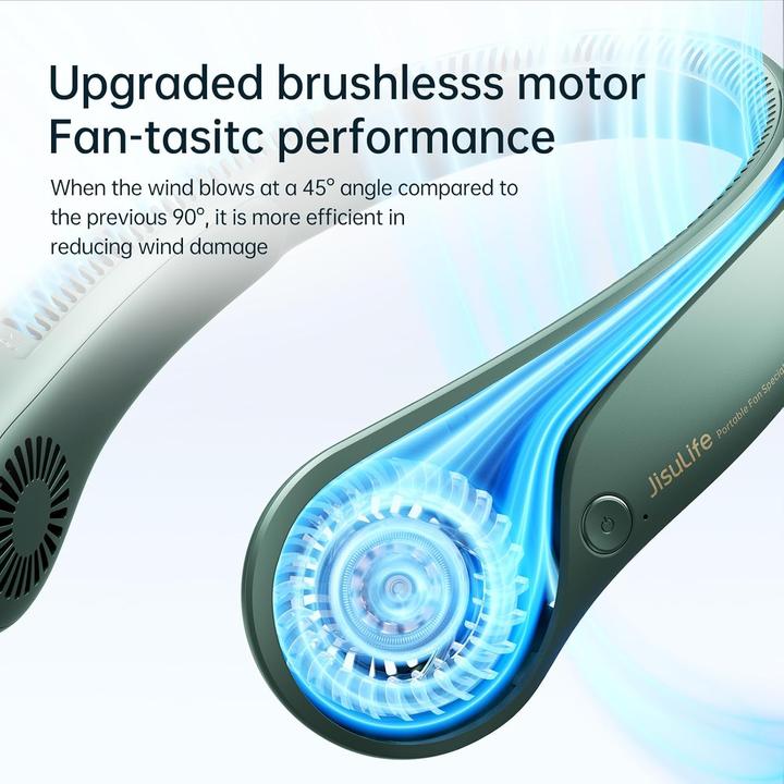 Actual product image Jisulife Portable neck fan