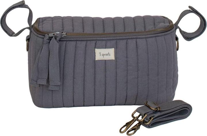 3 Sprouts 3Sprouts Pushchair Bumper Bag Charcoal