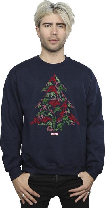Image du produit - Sweat AVENGERS CHRISTMAS TREE - Homme (3XL)