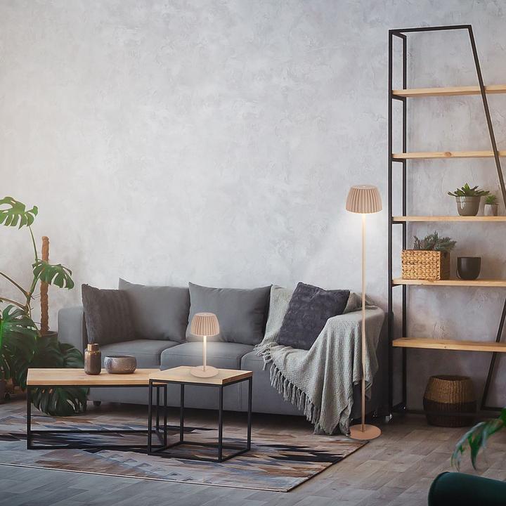 Produktbild Briloner Brilo unplugged RIFFLE Akku LED Stehleuchte mit Lichtkante -Beige