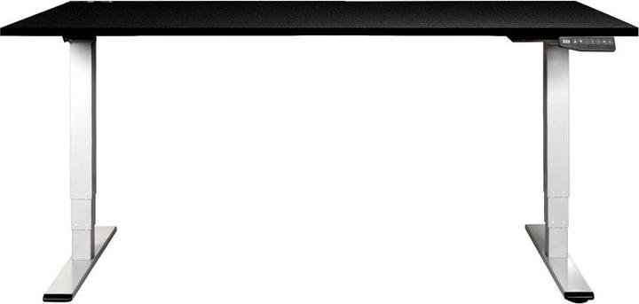 Actual product image Contini höhenverstellbarer Bürotisch 180 x 80 cm schwarz / Gestell weiss