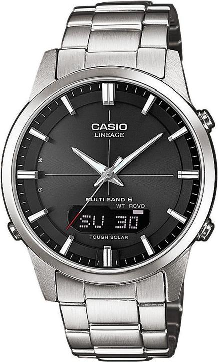 Actual product image Casio Lcw-M170d-1aer (Radio-controlled clock, Hybrid watch, 46.60 mm)