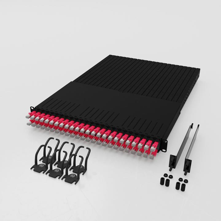 Actual product image PATCHBOX one / 30RU / Cat 6A, UTP, 1.8 m, red (UTP, CAT6a, 1.80 m)
