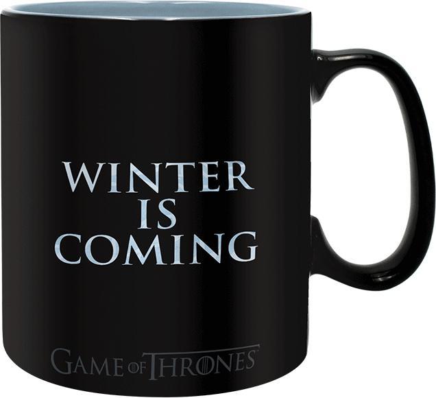 Actual product image No Name Game of Thrones Winter is here Mug (Thermo Effect) (460 ml, 1 x)