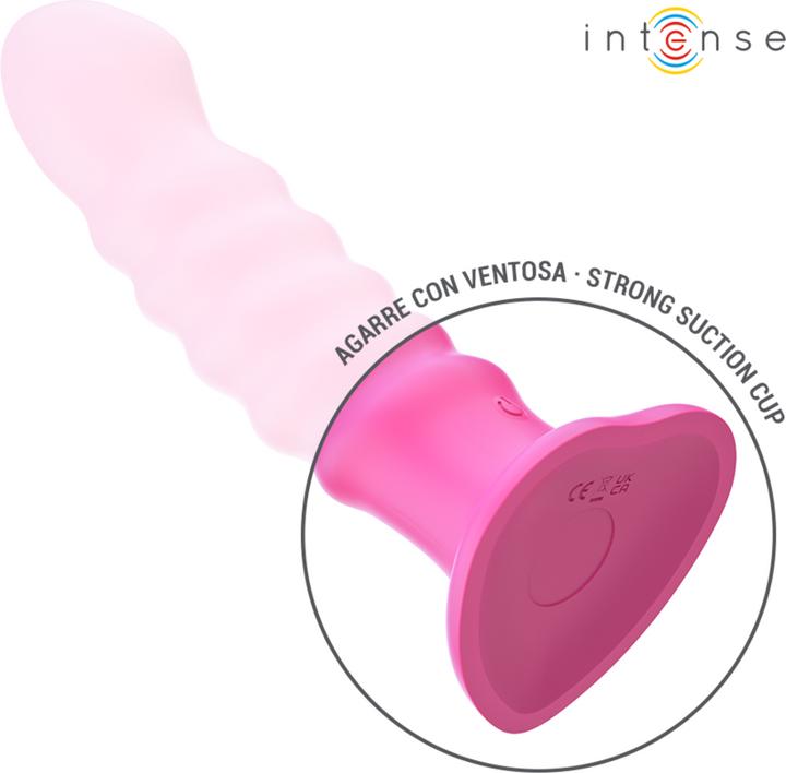 Immagine prodotto Intense Vibratore Cindy Taglia L Design A Spirale 10 Vibrazioni Rosa Telecomando