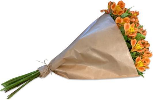 Produktbild Fleurop Orange Alstroemeria im Bund (Schnittblumen)