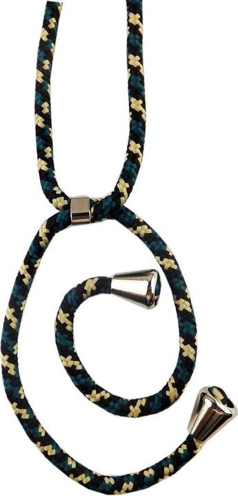 Actual product image König Design Mobile phone chain for Samsung Galaxy S9 Plus with strap to hang around cord camouflage