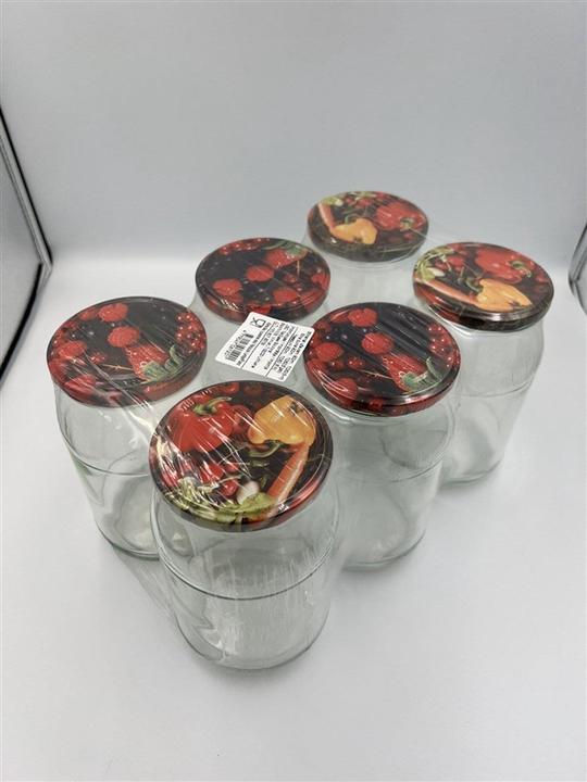 Actual product image Okko JAR 720ML WITH LID 82MM 6PCS
