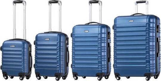 Produktbild Juskys Hartschalen Kofferset Rom (120 l, Handgepäck (bis 50l), M (50 - 90l), L (90 - 115l), XL (ab 115l))