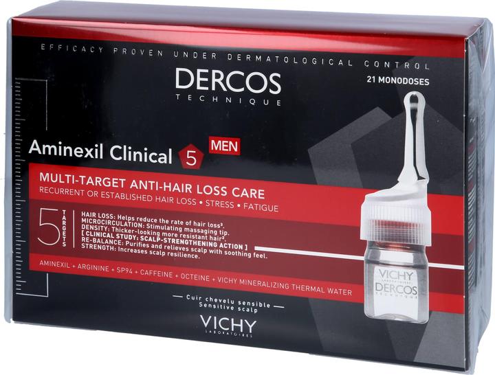 Actual product image Vichy Dercos Aminexil Clinical 5 (126 ml)
