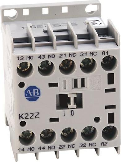 Produktbild Allen Bradley IEC-Miniatur-Steuerrelais 700 4 Schliesser AC 230V 10A Schraubklemme