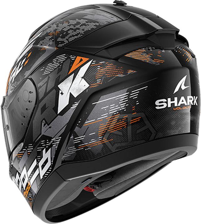 Image du produit Shark Casque Intégral Ridill 2 Molokai / Noir / Orange / Brillant XS (XS)
