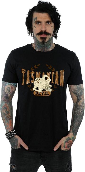 Actual product image Looney Tunes Mens Tasmanian Devil Varsity T-Shirt (M)