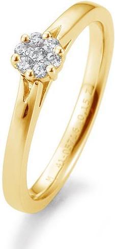 Produktbild Breuning Verlobungsring Flower (49, 585/14 K Gold)