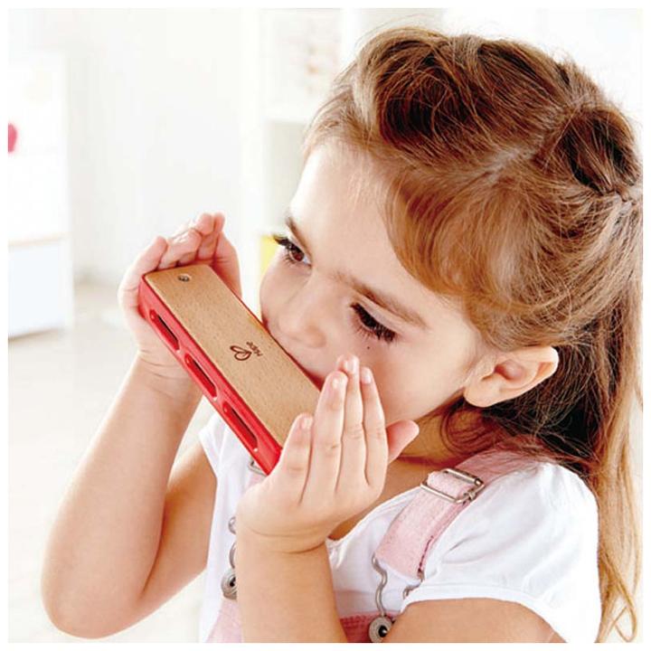 Actual product image Hape Blues harmonica (German, French, Italian, English)
