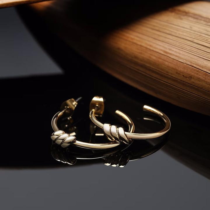 Actual product image Morellato Fashion Gold Plated Open Circles Torchon SAWZ10 (Stainless steel)