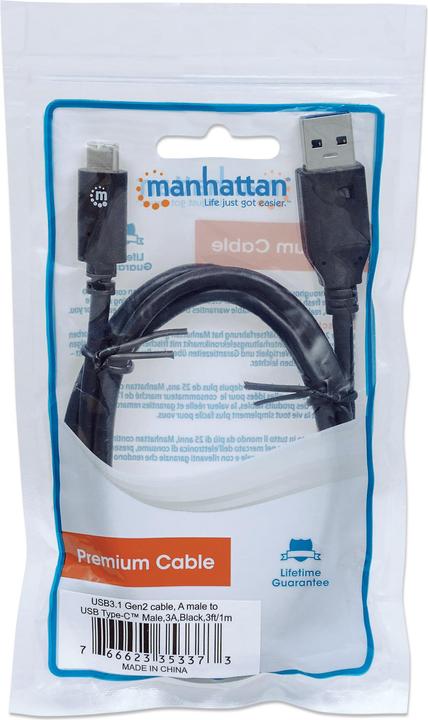 Produktbild Manhattan USB 3.1 Gen2 (1 m, USB 3.1)