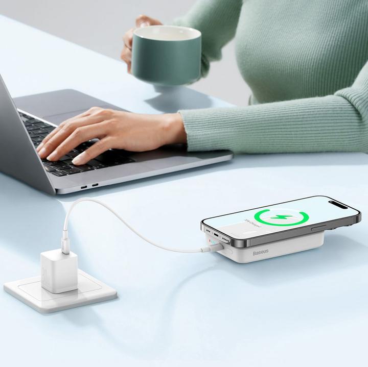 Image du produit Baseus Magnetic Wireless Powerbank (10000 mAh, 30 W, 23.10 Wh)