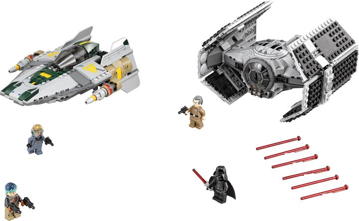 Image du produit LEGO Star Wars TIE Advanced de Vador contre A-Wing Starfigh (75150, LEGO Star Wars)