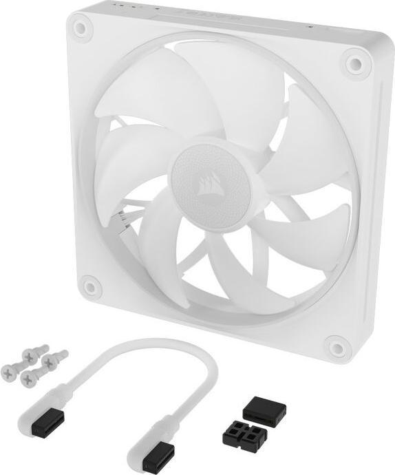 Immagine prodotto Corsair Serie LX RGB, iCUE LINK LX140 RGB Bianco, ventola RGB da 140 mm, ventola singola (140 mm, 1 x)