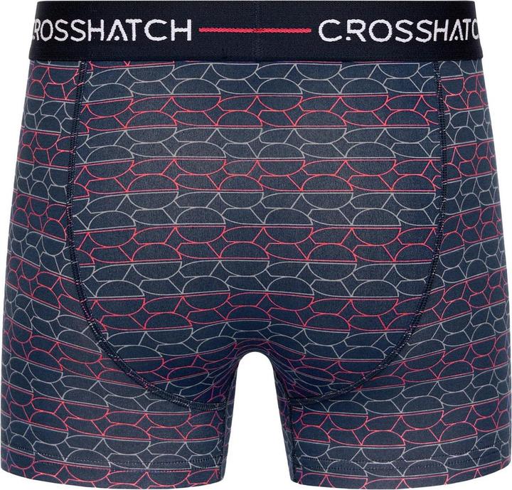 Actual product image Crosshatch Mens Locky Boxer Shorts (Pack of 3) (S, pack of 3)