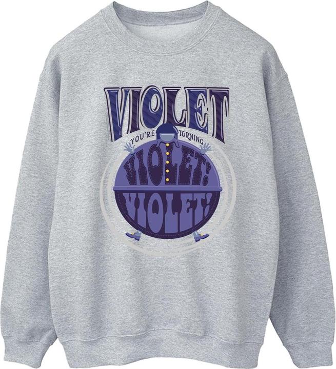 Produktbild Willy Wonka & the Chocolate Factory Violet Turning Violet Sweatshirt (M)