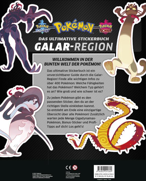 Immagine prodotto Pokémon Libro di adesivi Galar