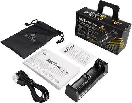 Immagine prodotto Xtar MC1P Caricatore micro USB, Li-Ion, 1 slot, display (1 pz., 18650, Batteria + Caricabatterie)