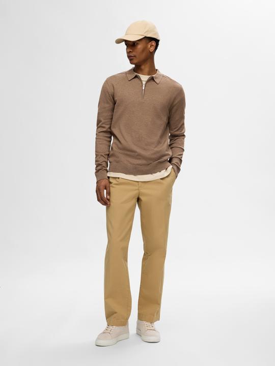 Image du produit Selected Homme Polo à manches longues en tricot (L)