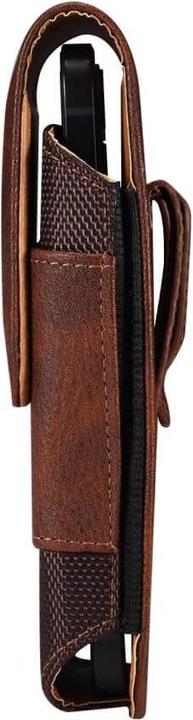 Produktbild Cover-Discount Nylon - Leder Gurttasche mit Kartenfach braun / XL