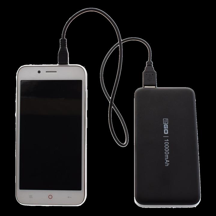 Actual product image 2GO Powerbank Basic 10000mAh (10000 mAh, 37 Wh)