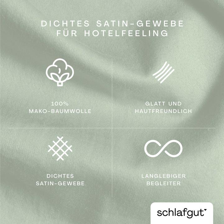 Image du produit schlafgut Woven Satin (Housse de couette, 155 x 220 cm)
