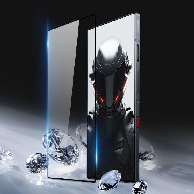 Actual product image Dux Ducis Protective glass Curved (1 Piece, Nubia Red Magic)