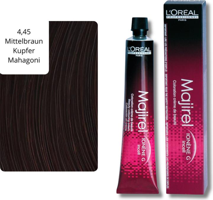 Actual product image L'Oréal Professionnel Majirel (4.45 medium brown copper mahogany)