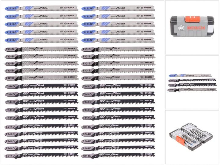 Produktbild Bosch Professional Zubehör 40-tlg. Stichsägeblatt-Set Wood and Metal