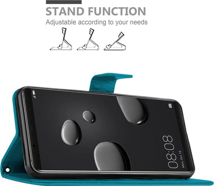 Image du produit Cadorabo Housse Flower Book pour Huawei MATE 10 PRO (Mate 10 Pro)