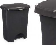 Immagine prodotto Arte Regal bidone a pedale in plastica 10l antracite (10 l)