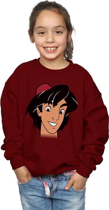 Actual product image Disney Girls Aladdin Headshot Sweatshirt (104)