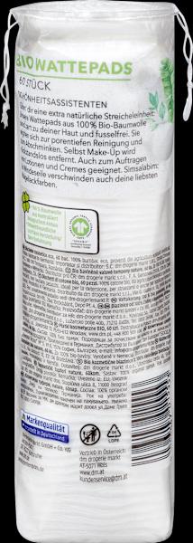 Actual product image dm ebelin Organic cotton pads