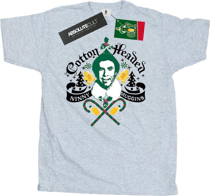 Immagine prodotto Elf Cotton Headed Ninny Muggins Maglietta Uomo (L)