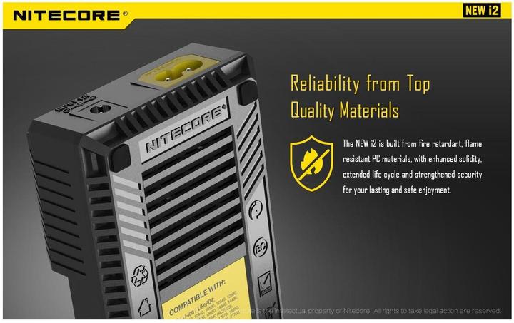 Produktbild Nitecore New i2 (1 Stk., 18650, Ladegerät ohne Akku)