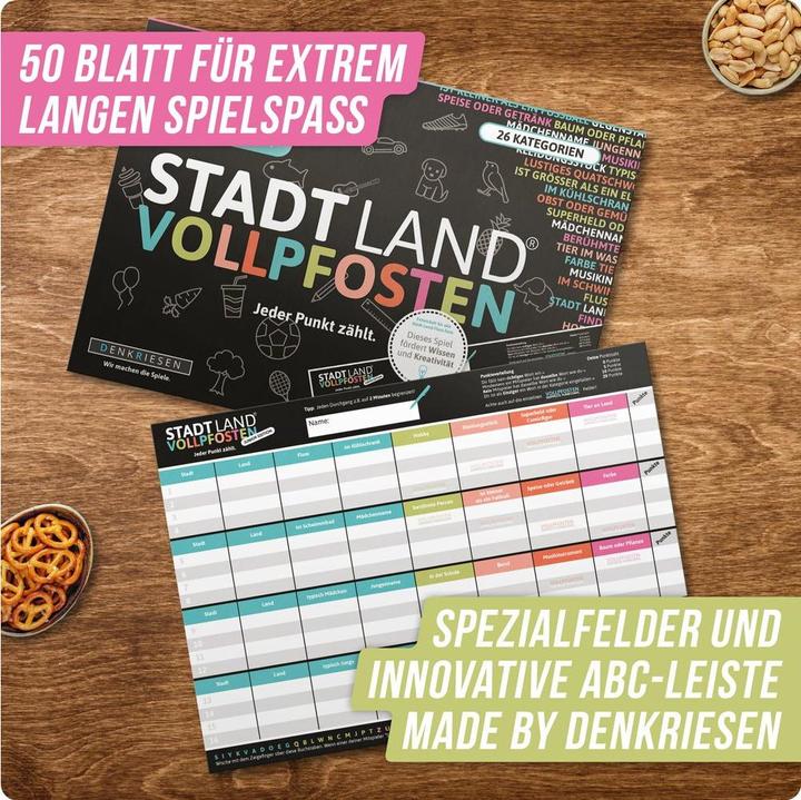 Immagine prodotto Denkriesen Stadt Land Vollpfosten - Ogni punto è importante (Tedesco)