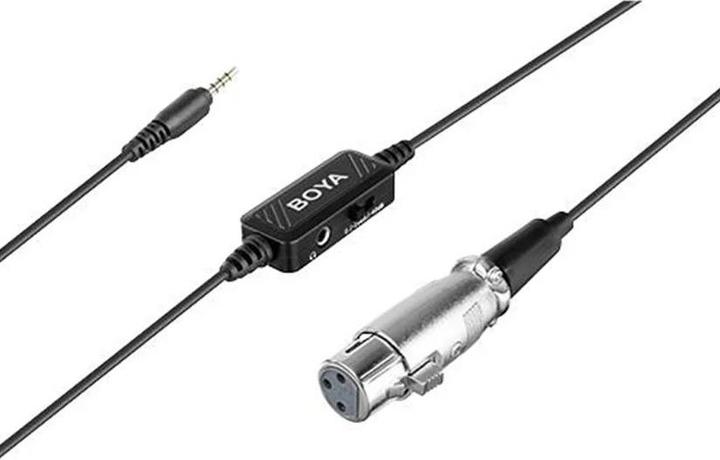 Actual product image Boya Audio adapter BY-BCA70 XLR microphone to smartphone