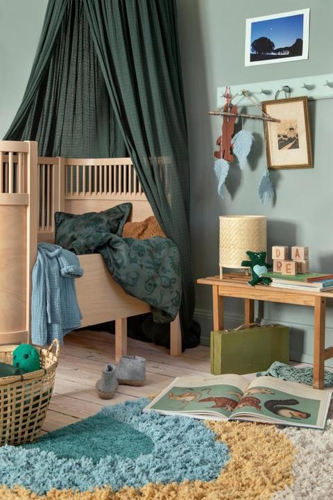 Actual product image Sebra Bed linen, Baby, Forest, bottle green
