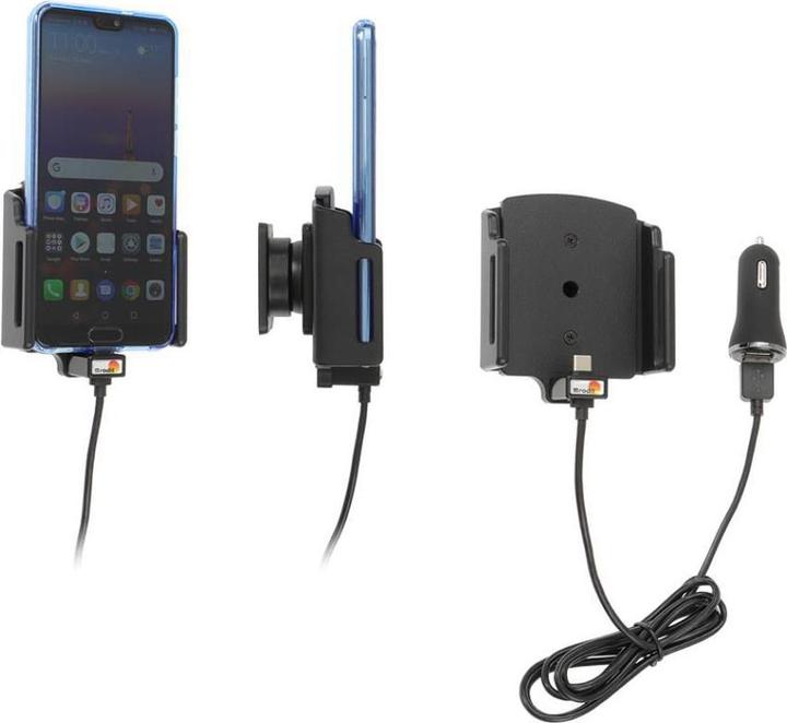 Actual product image Brodit Holder Universal active USB Type-C width 70-83 mm thickness 2-10