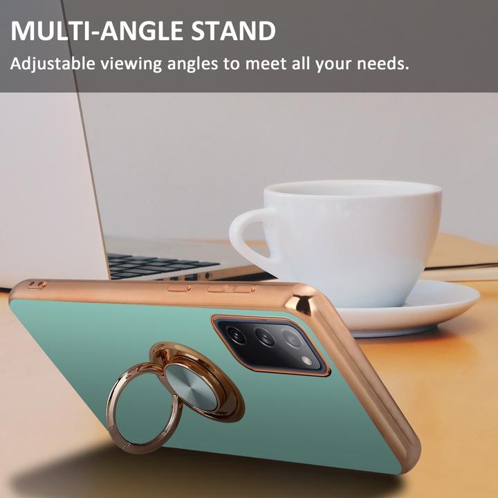 Image du produit Cadorabo Housse pour Samsung Galaxy S20 FE en TPU avec protection pour appareil photo et anneau LM089 Style (Samsung Galaxy S20 FE)