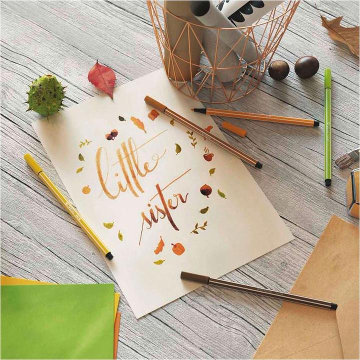 Actual product image STABILO Pen 68 Premium felt-tip pen (Lemon, 1 x)