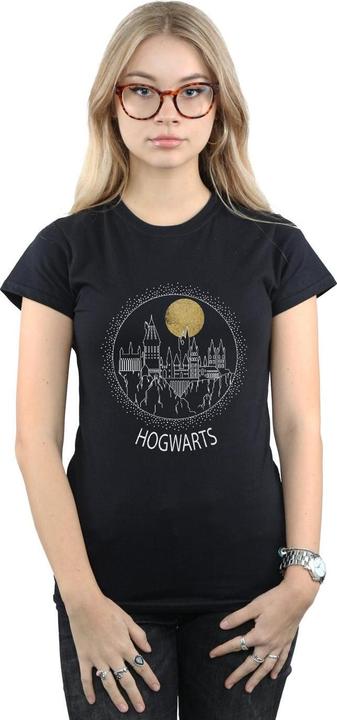 Actual product image Womens/Ladies Hogwarts Circle Cotton T-Shirt (S)