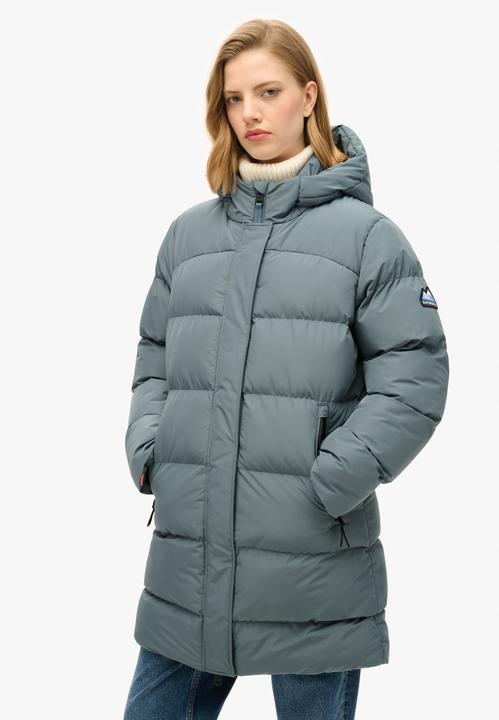 Actual product image Superdry HOODED SPORTS PUFFER MID JKT Dames Jas - Maat M (12)