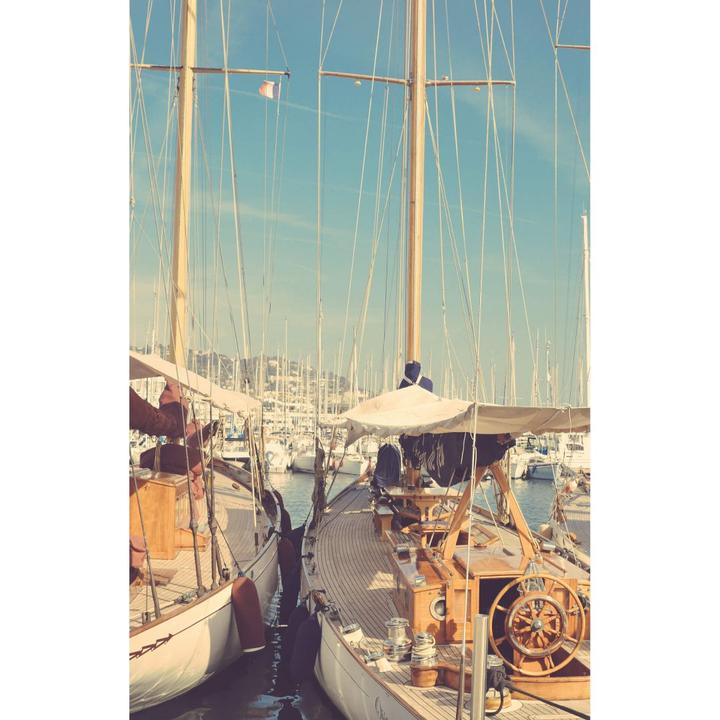 Image du produit Trenddeko Voiliers dans le port (240 x 350 cm)